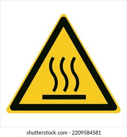 Warning; Hot Surface
To Warn Of A Hot Surface
Three Parallel, Vertical, S-shaped Lines Above A Horizontal Straight Line