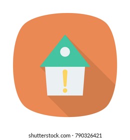 warning house building 