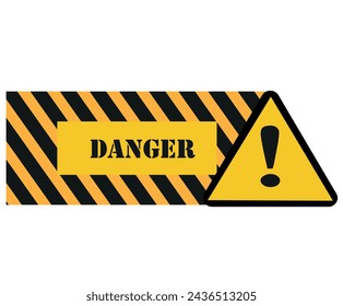 advertencia .huracán peligro cante en el icono de vector de fondo blanco.