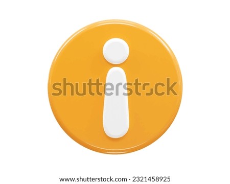 Warning icon 3d rendering transparent vector