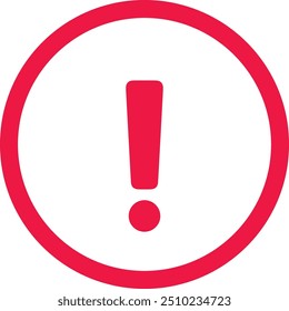 Design von Warnsymbolen Ausrufersymbol. Symbol für Aufmerksamkeit-Illustration. Warnsymbol. Design des Warnzeichens