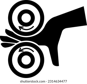 warning icon design, design vector