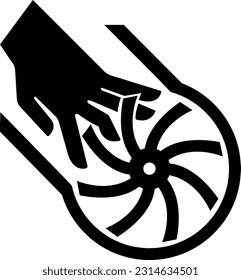 warning icon design, design vector