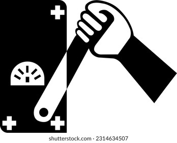 warning icon design, design vector