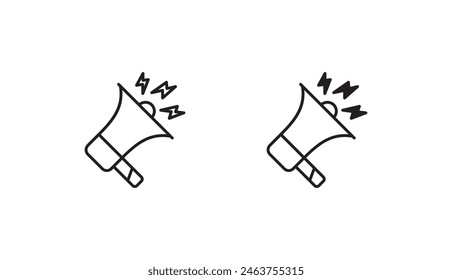 Diseño de icono de advertencia con fondo blanco ilustración de stock