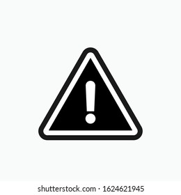 Warning Icon. Exclamation Illustration. Applied as Trendy Symbol for Design Elements, Websites, Presentation and Application - Vector. 