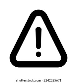 icono de advertencia trendy popular simple