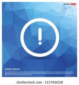 warning icon - Free vector icon