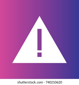 Warning icon illustration isolated vector sign symbol