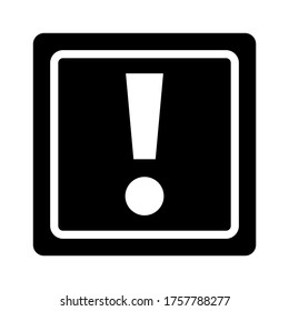 warning  icon or logo isolated sign symbol vector illustration - high quality black style vector icons
