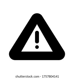 warning  icon or logo isolated sign symbol vector illustration - high quality black style vector icons