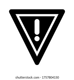 warning  icon or logo isolated sign symbol vector illustration - high quality black style vector icons