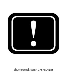 warning  icon or logo isolated sign symbol vector illustration - high quality black style vector icons