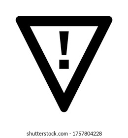 warning  icon or logo isolated sign symbol vector illustration - high quality black style vector icons