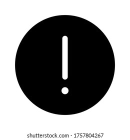 warning  icon or logo isolated sign symbol vector illustration - high quality black style vector icons
