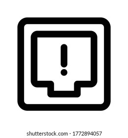 Warning Icon Logo Template Illustration Design