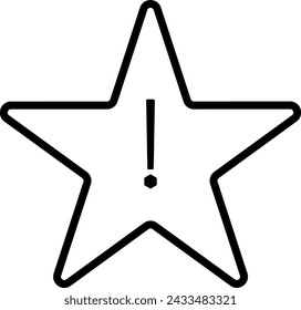 Warning  icon outline for every purpose 