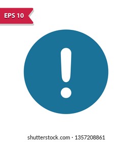 Warning Icon. Professional pixel-aligned icon in glyph style.
