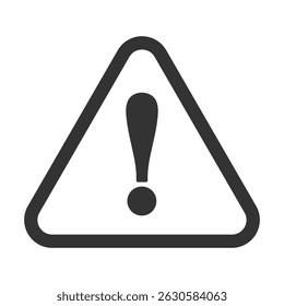 Warning icon, Warning, sign. Danger Caution or Alert Risk Warning Vector Symbol. General Warning Attention Sign,  Safety Notice Sign. vector illustration.