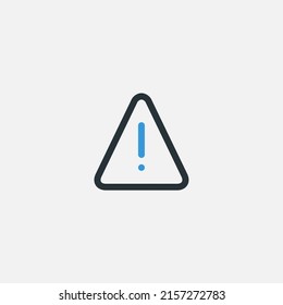 Warning icon sign vector,Symbol, logo illustration for web and mobile