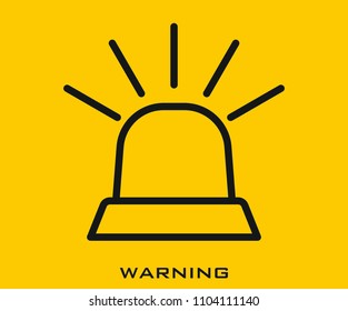 Warning icon signs