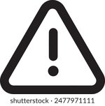 Warning icon symbol vector image