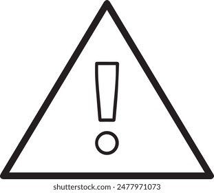 Warning icon symbol vector image