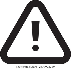 Warning icon symbol vector image