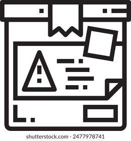 Warning icon symbol vector image