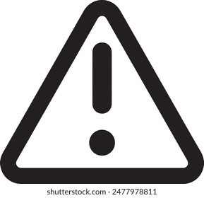 Warning icon symbol vector image