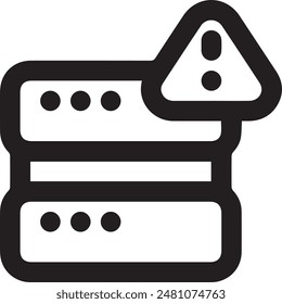 Warning icon symbol vector image