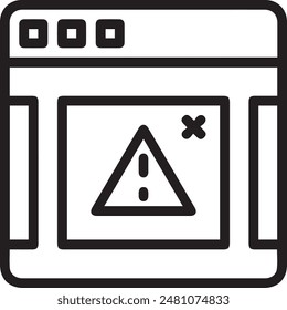 Imagen de Vector de icono de advertencia