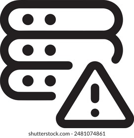 Warning icon symbol vector image