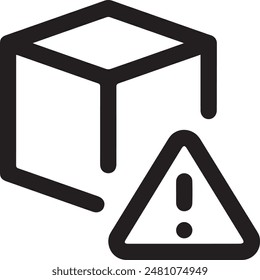 Warning icon symbol vector image