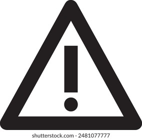 Warning icon symbol vector image