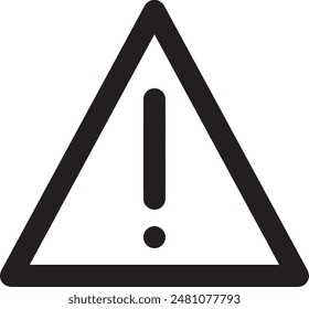 Warning icon symbol vector image