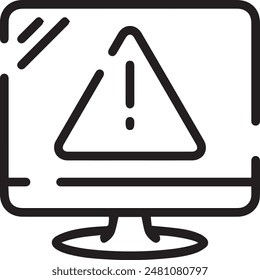 Bild Vektorgrafik des Warnsymbol