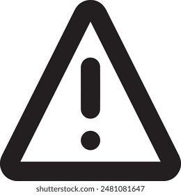 Warning icon symbol vector image