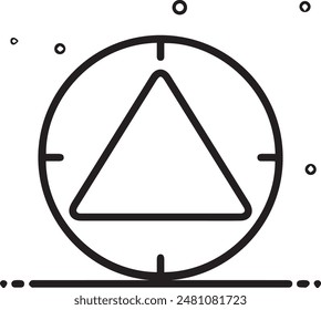Warning icon symbol vector image
