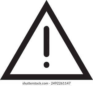 Warning icon symbol vector image