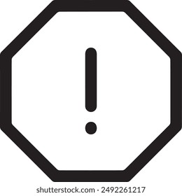 Warning icon symbol vector image