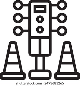 Warning icon symbol vector image