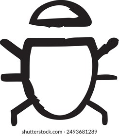 Warning icon symbol vector image