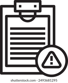 Warning icon symbol vector image