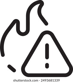 Warning icon symbol vector image