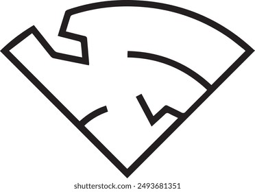 Warning icon symbol vector image