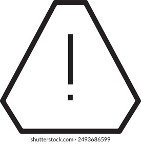 Warning icon symbol vector image
