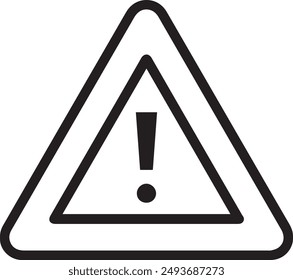 Warning icon symbol vector image