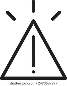 Warning icon symbol vector image