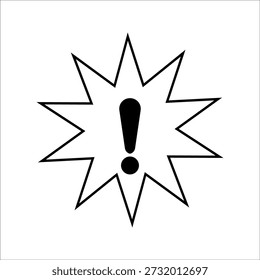 Warning icon symbol vector image